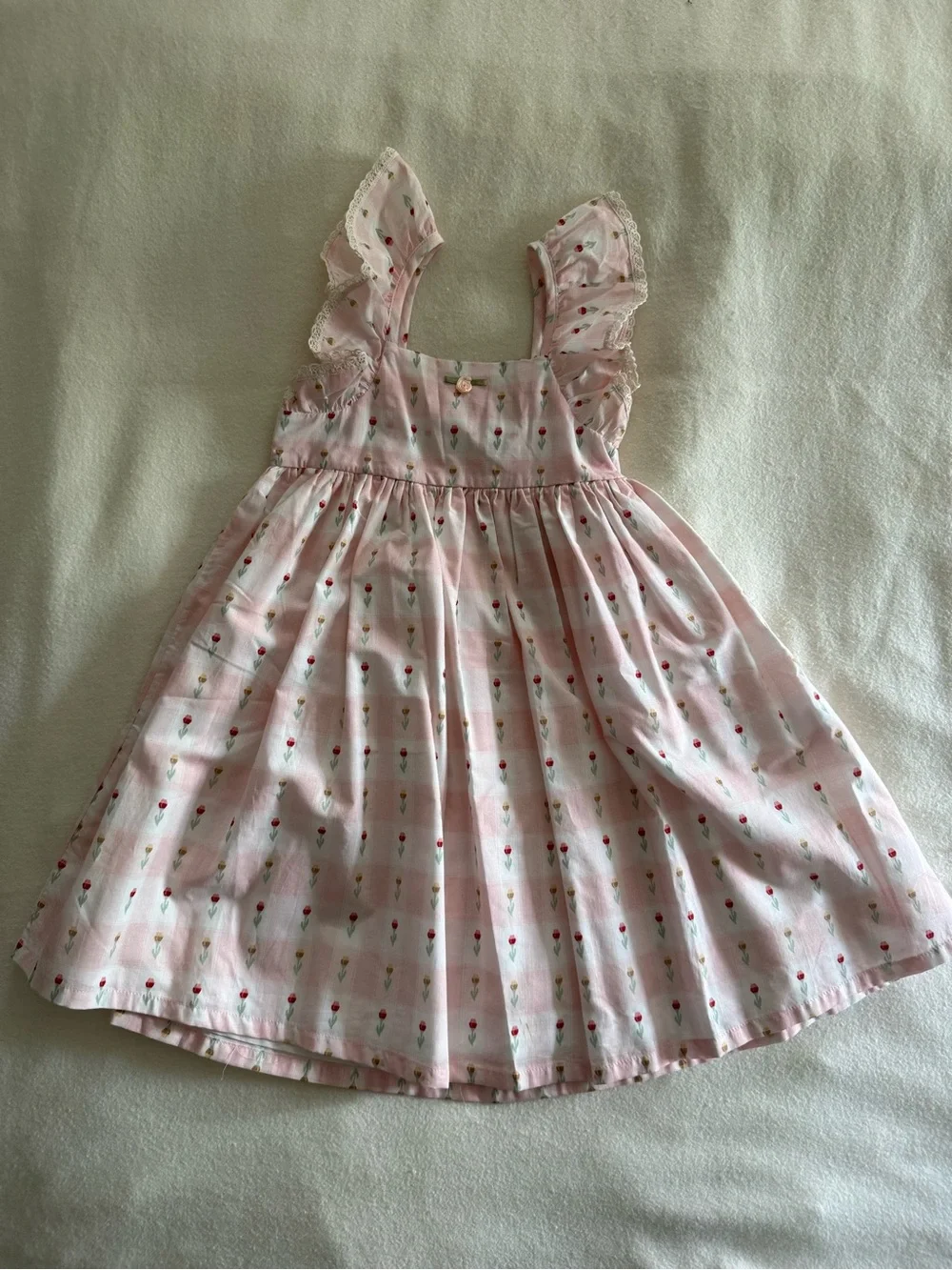 Bebe Organic Pink Bella Dress, 3Y